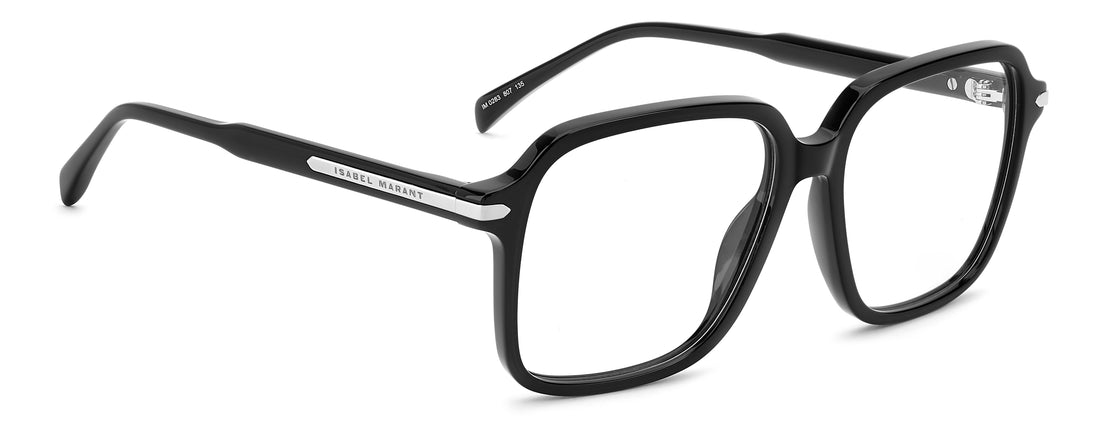 Óculos graduados isabel marant im 0283 807 negro square femenino tamanho 53mm - Vista de detalhe