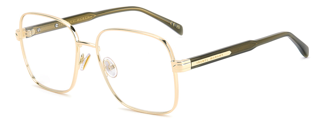 Óculos graduados isabel marant im 0284 000 dorado rectangular femenino tamanho 55mm - Vista principal