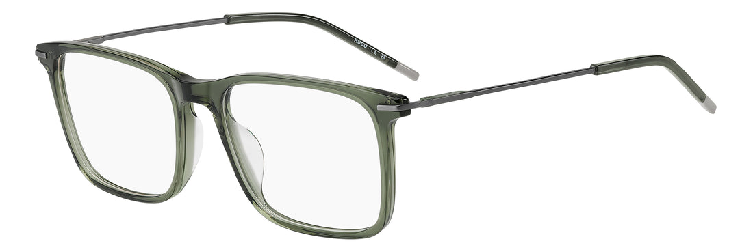 Brillen hugo hg 1431/g 1ed verde rectangular masculino größe 55mm - Hauptansicht