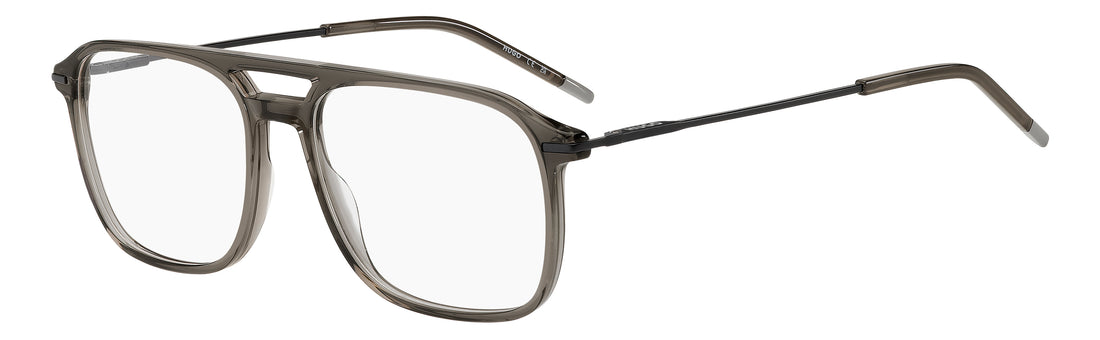 Brillen hugo hg 1430 09q marron rectangular masculino größe 56mm - Hauptansicht