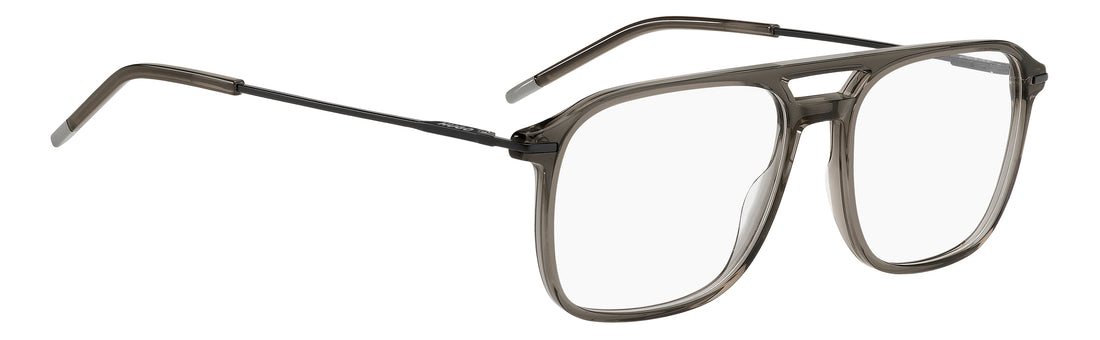 Brillen hugo hg 1430 09q marron rectangular masculino größe 56mm - Detailansicht