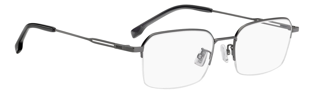 Briller hugo boss boss 2031/f kj1 plateado rectangular masculino størrelse 53mm - Detaljeret visning