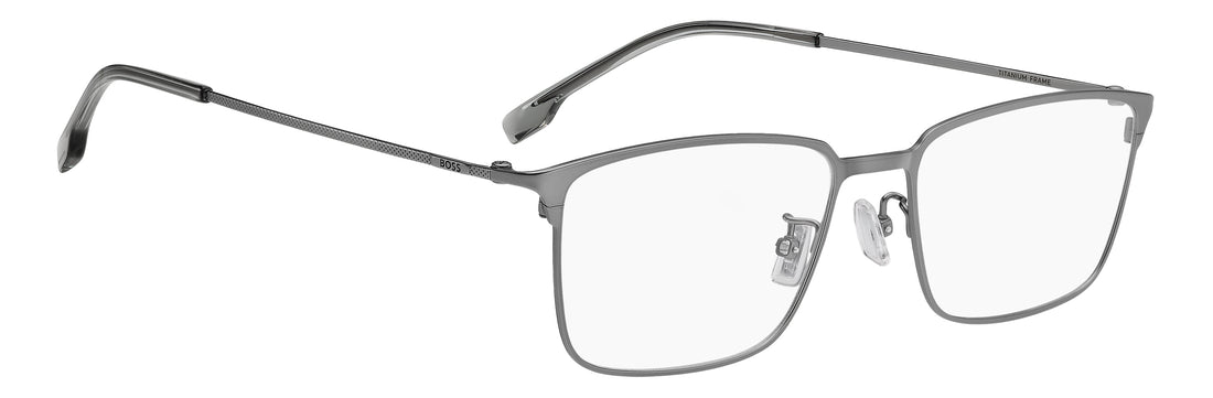 Briller hugo boss boss 2034/f r81 plateado rectangular masculino størrelse 55mm - Detaljeret visning