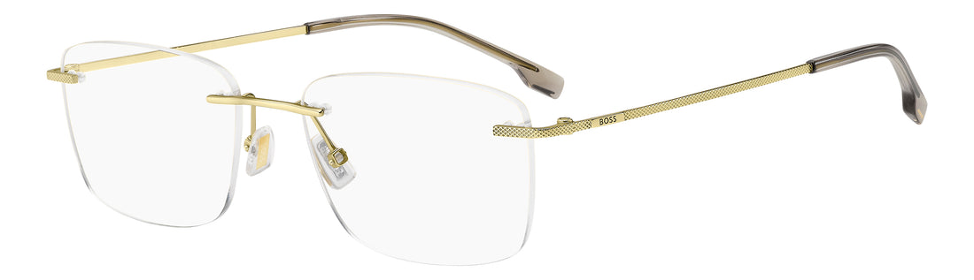 Briller hugo boss boss 2035/f aoz dorado rectangular masculino størrelse 55mm - Hovedvisning