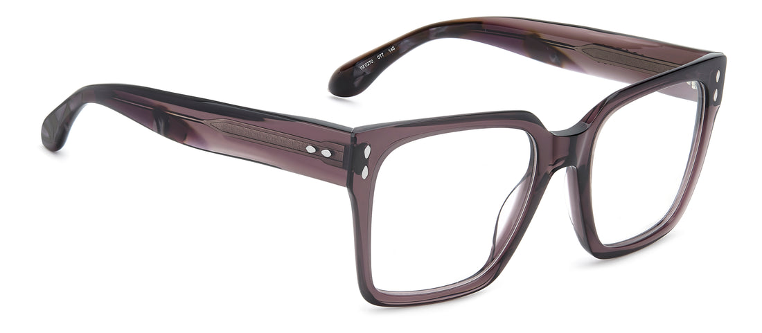 Óculos graduados isabel marant im 0270 0t7 morado square femenino tamanho 51mm - Vista de detalhe