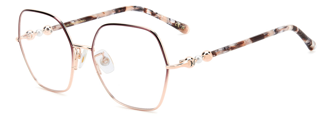 Briller carolina herrera her 0409/g 7w5 burdeos square femenino størrelse 55mm - Hovedvisning