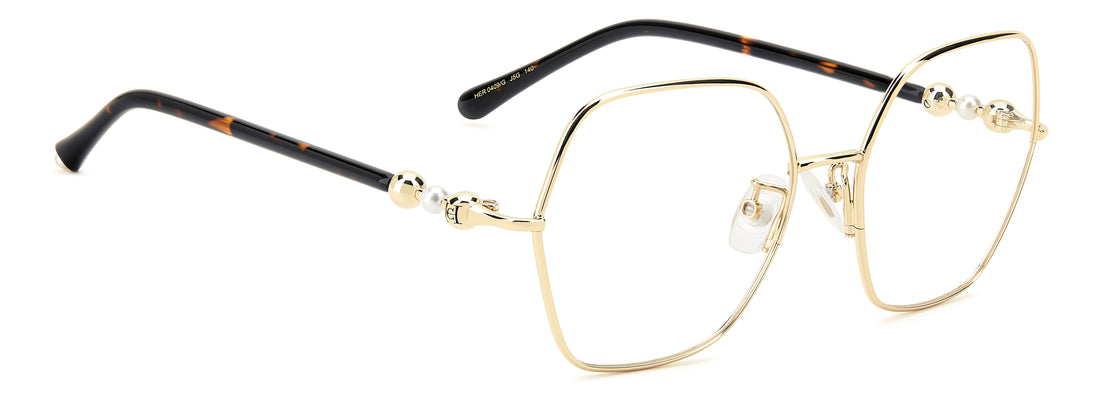 Briller carolina herrera her 0409/g j5g dorado square femenino størrelse 55mm - Detaljeret visning
