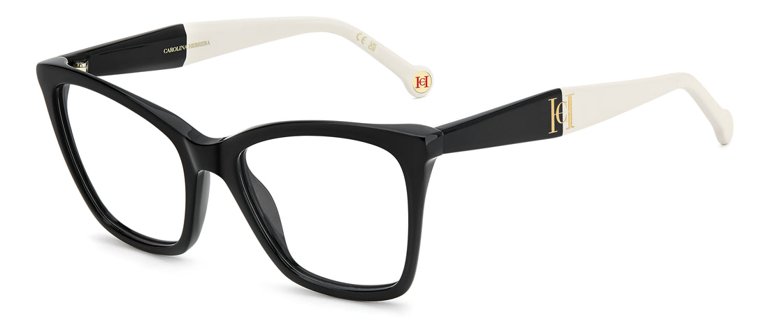 Briller carolina herrera her 0419 807 negro rectangular femenino størrelse 53mm - Hovedvisning