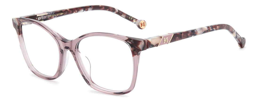Briller carolina herrera her 0431/g fwm beige rectangular femenino størrelse 53mm - Hovedvisning