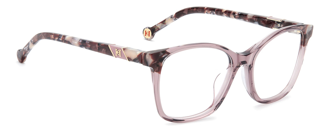 Briller carolina herrera her 0431/g fwm beige rectangular femenino størrelse 53mm - Detaljeret visning