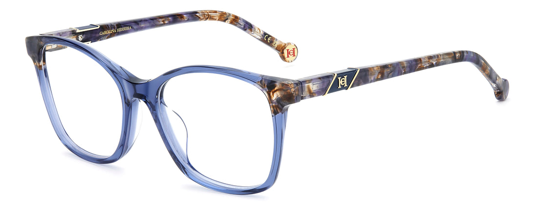Briller carolina herrera her 0431/g pjp azul rectangular femenino størrelse 53mm - Hovedvisning