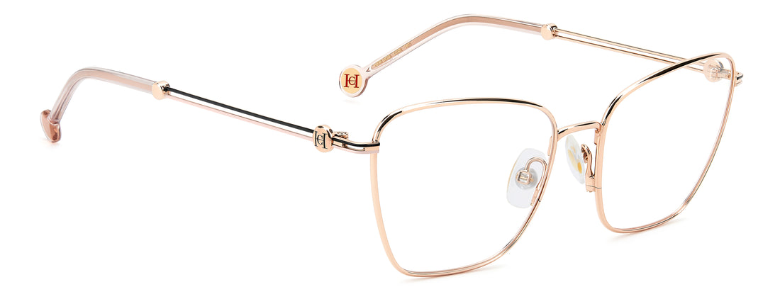 Briller carolina herrera her 0426 ddb dorado rectangular femenino størrelse 54mm - Detaljeret visning