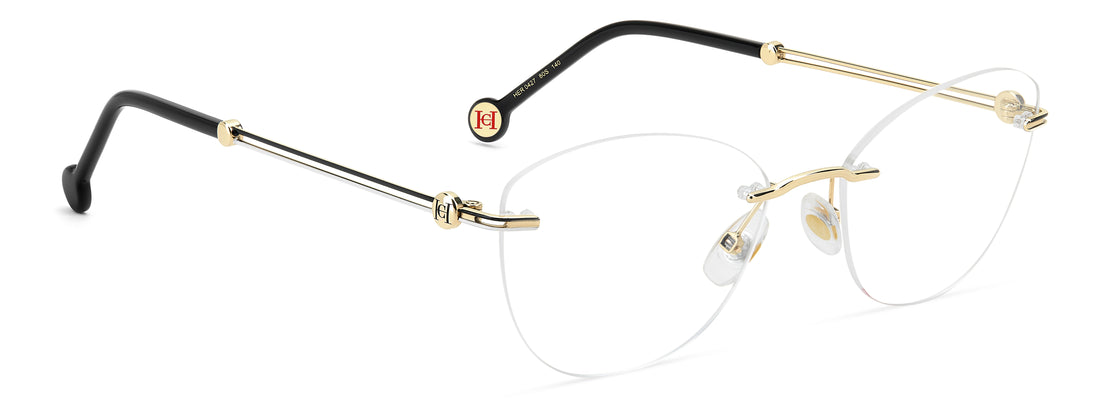 Briller carolina herrera her 0427 80s negro cat eye femenino størrelse 55mm - Detaljeret visning