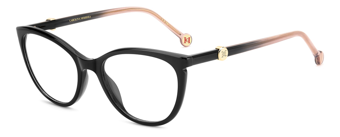 Briller carolina herrera her 0437 807 negro cat eye femenino størrelse 52mm - Hovedvisning