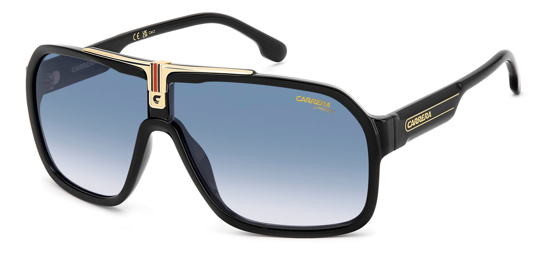Sunglasses carrera 1014/s 2m2 08 negro square masculino size 64mm - Main view