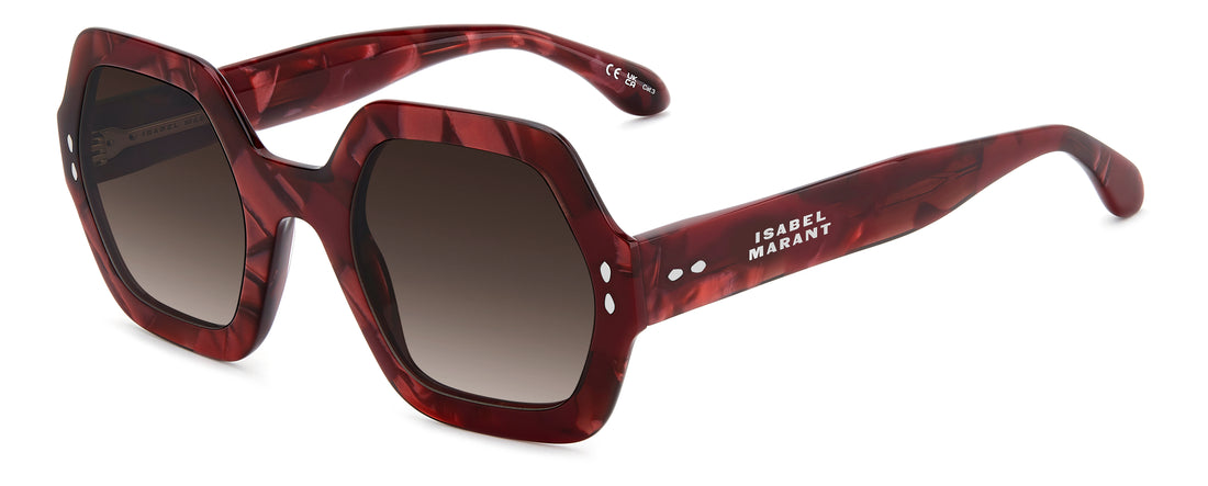 Óculos de sol isabel marant im 0004/n/s jr9 ha rojo rectangular femenino tamanho 52mm - Vista principal