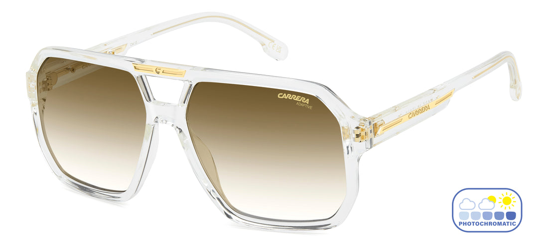 Solbriller carrera victory c 01/s 900 wb transparente square masculino størrelse 60mm - Hovedvisning
