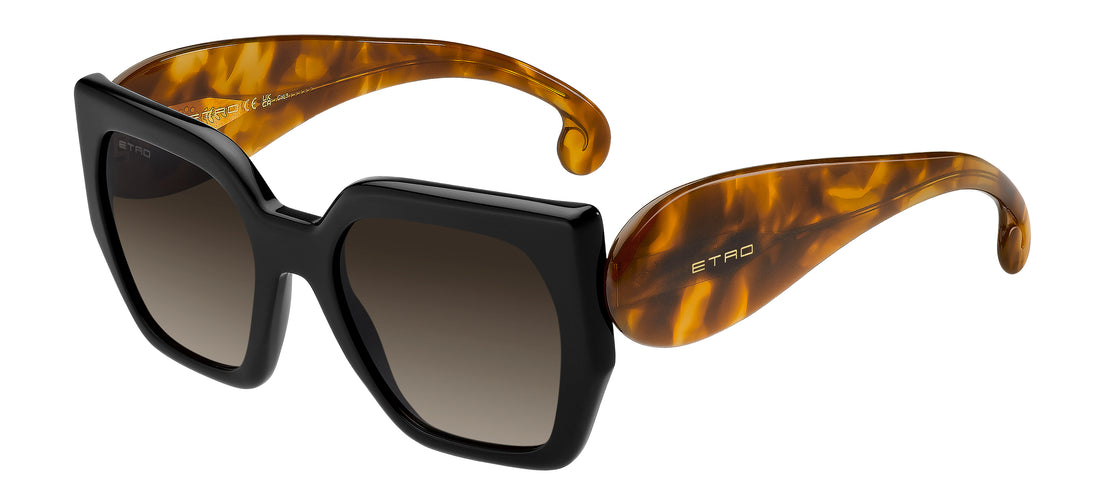 Óculos de sol etro 0054/s wr7 ha negro rectangular femenino tamanho 54mm - Vista principal