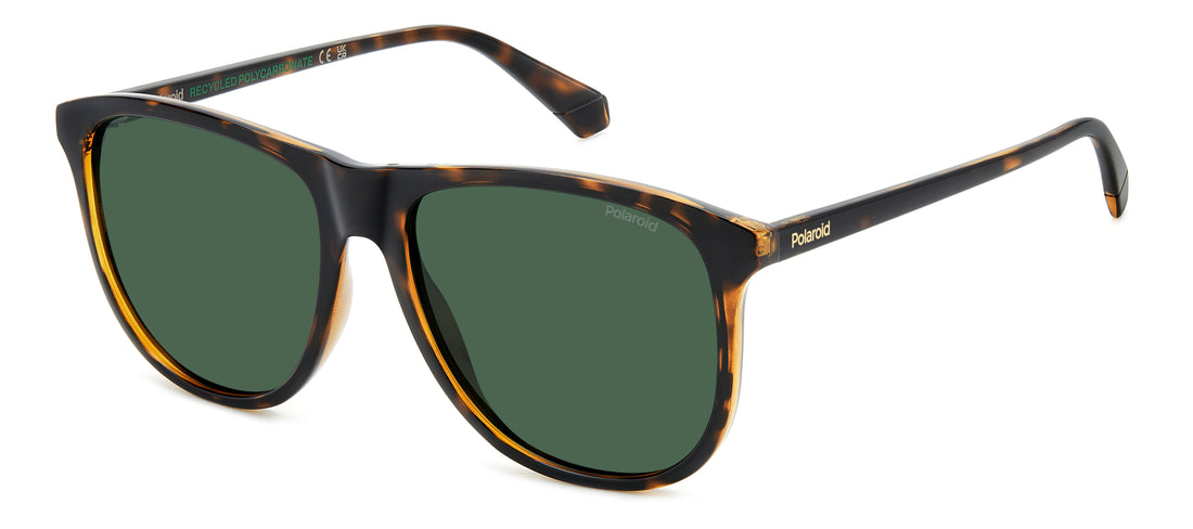 Óculos de sol polaroid pld 4178/s 086 uc havana rectangular masculino tamanho 55mm - Vista principal