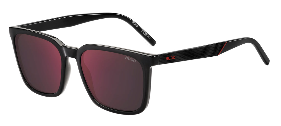 Lunettes de soleil hugo hg 1327/s kb7 ao gris rectangular masculino taille 55mm - Vue principale
