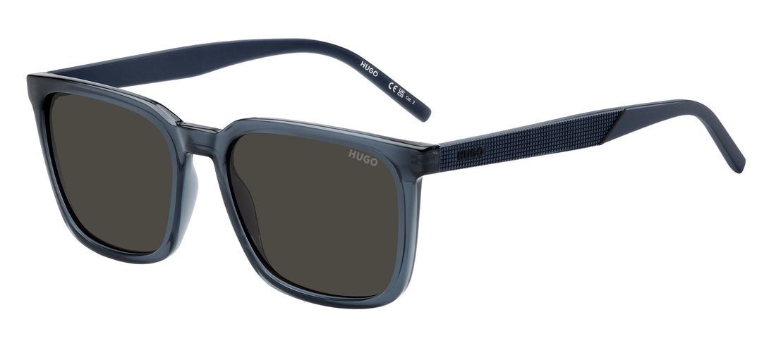 Lunettes de soleil hugo hg 1327/s pjp ir azul rectangular masculino taille 55mm - Vue principale