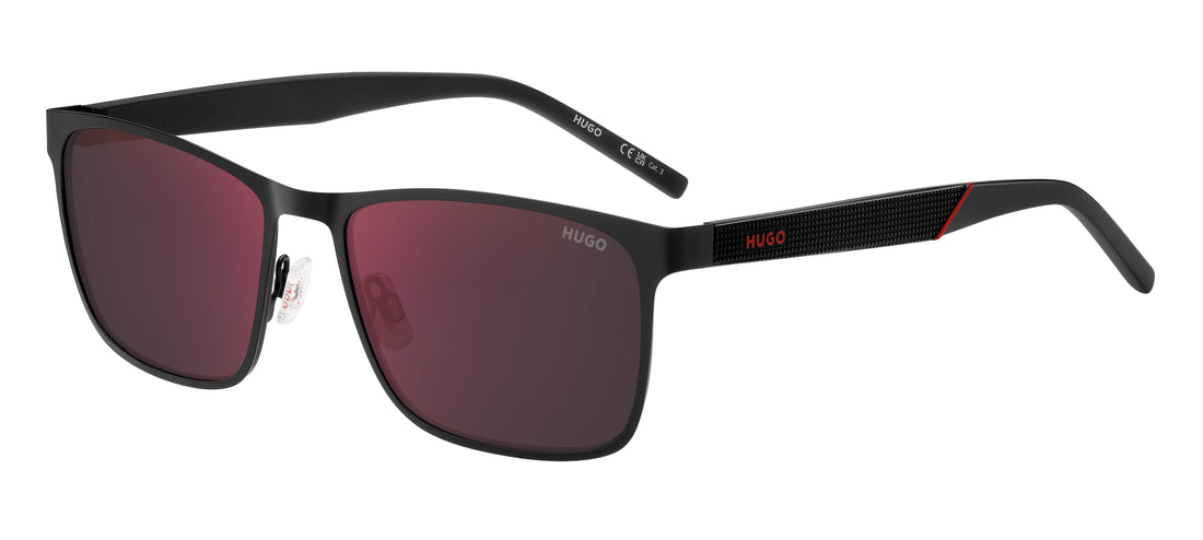 Lunettes de soleil hugo hg 1328/s 003 ao negro rectangular masculino taille 57mm - Vue principale