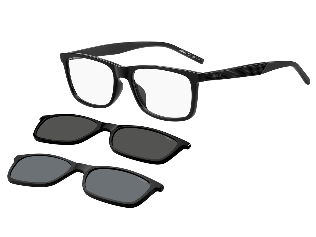 Lunettes de soleil hugo hg 1329/g/cs2 807 99 negro rectangular masculino taille 55mm - Vue principale