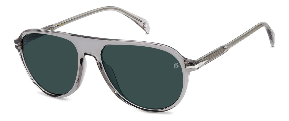 Sunglasses david beckham db 1200/s kb7 ku grey pilot masculino size 55mm - Main view