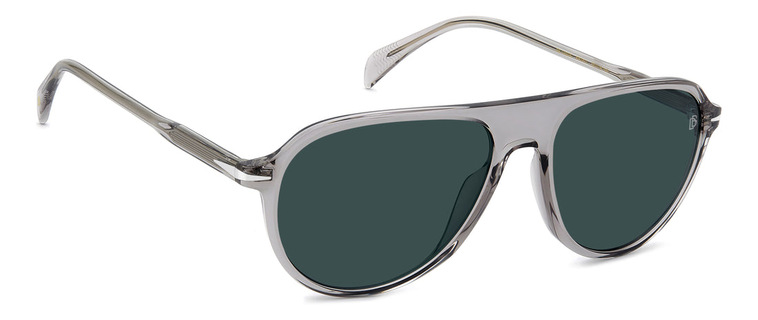Sunglasses david beckham db 1200/s kb7 ku grey pilot masculino size 55mm - Detailed view