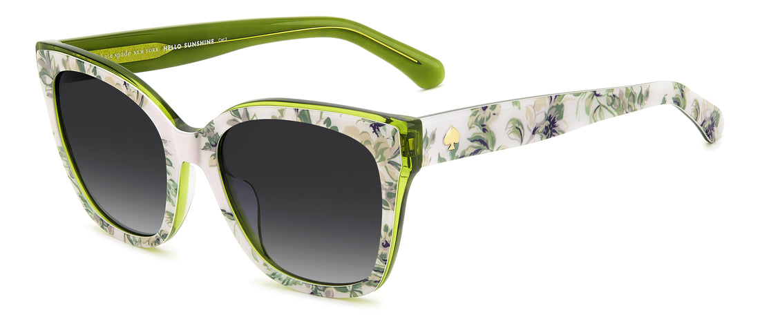 Óculos de sol kate spade ks daesha 2/g/s 8hc 9o verde square femenino tamanho 55mm - Vista principal
