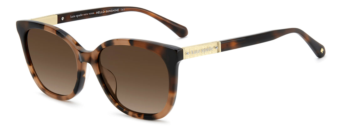 Sunglasses kate spade ks seline 2/s 086 ha havana rectangular femenino size 54mm - Main view