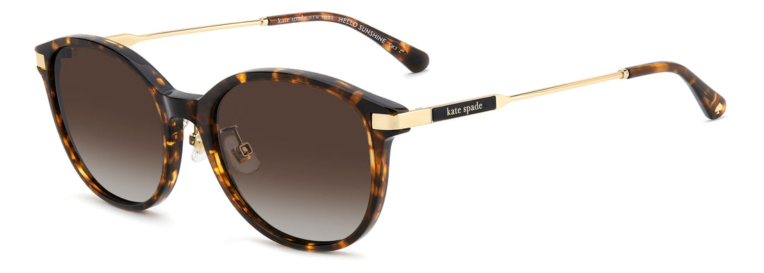 Sunglasses kate spade ks karlyn 2/f/s 086 la havana oval femenino size 54mm - Main view