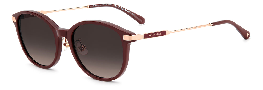 Sunglasses kate spade ks karlyn 2/f/s 6k3 ha burdeos oval femenino size 54mm - Main view
