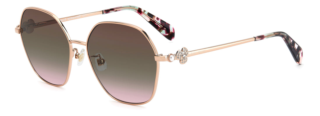 Sunglasses kate spade ks vandra 2/f/s au2 bc rojo square femenino size 57mm - Main view
