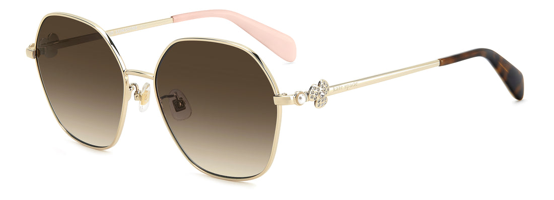 Sunglasses kate spade ks vandra 2/f/s p80 ha dorado square femenino size 57mm - Main view