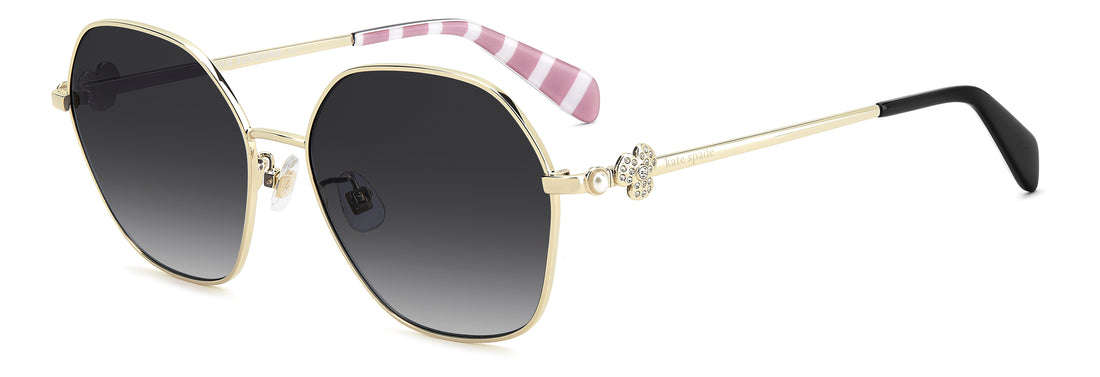 Sunglasses kate spade ks vandra 2/f/s rhl 9o dorado square femenino size 57mm - Main view