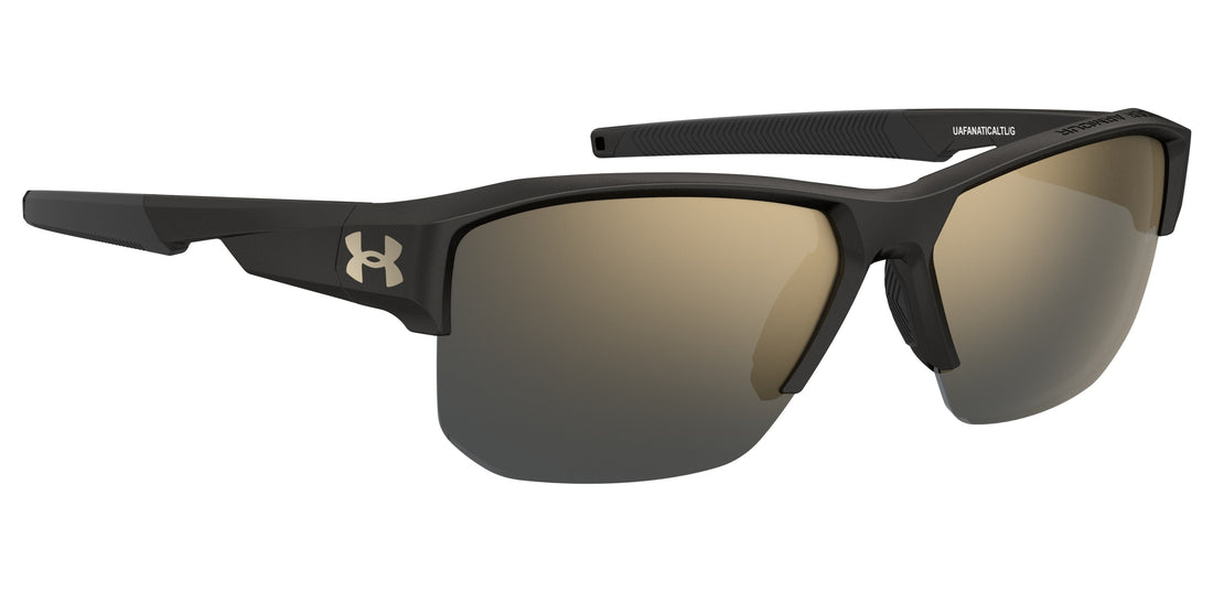 Occhiali da sole under armour uafanaticaltl/g zk4 jo negro rectangular masculino taglia 67mm - Vista dettagliata