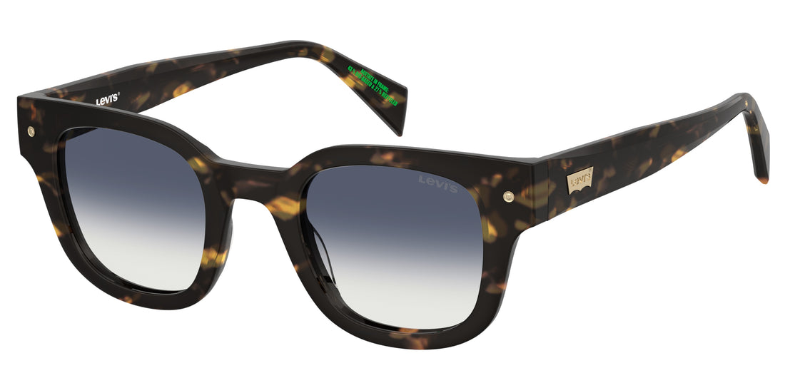 Occhiali da sole levis lv 5093/s 086 08 havana square unisex taglia 47mm - Vista principale