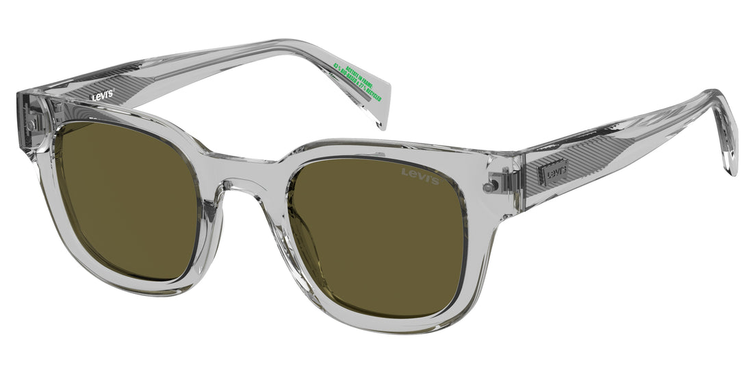 Óculos de sol levis lv 5093/s kb7 qt grey square unisex tamanho 47mm - Vista principal