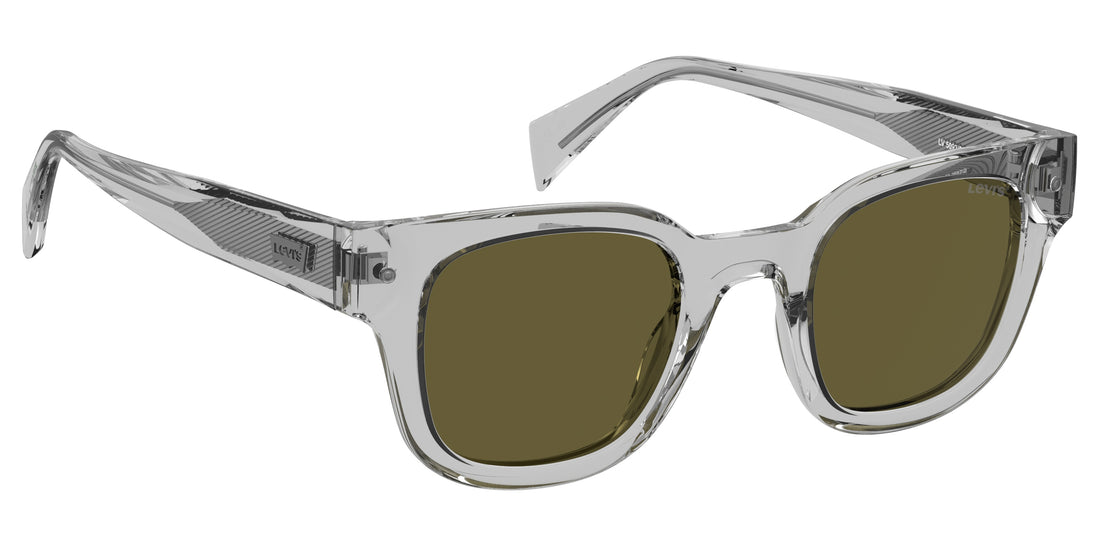 Óculos de sol levis lv 5093/s kb7 qt grey square unisex tamanho 47mm - Vista de detalhe