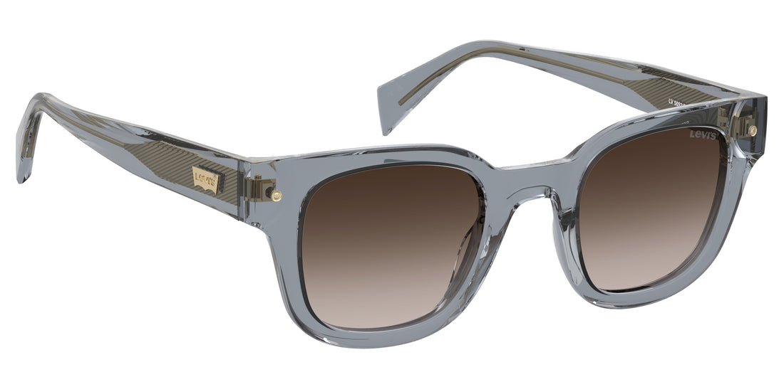 Óculos de sol levis lv 5093/s xw0 ha azul square unisex tamanho 47mm - Vista de detalhe