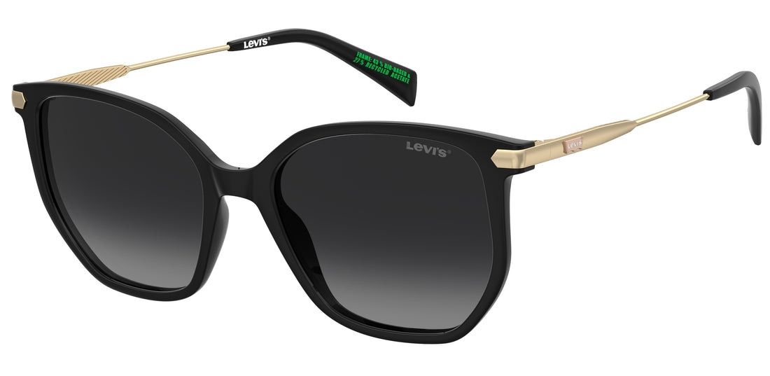 Occhiali da sole levis lv 5094/s 807 9o negro square femenino taglia 54mm - Vista principale