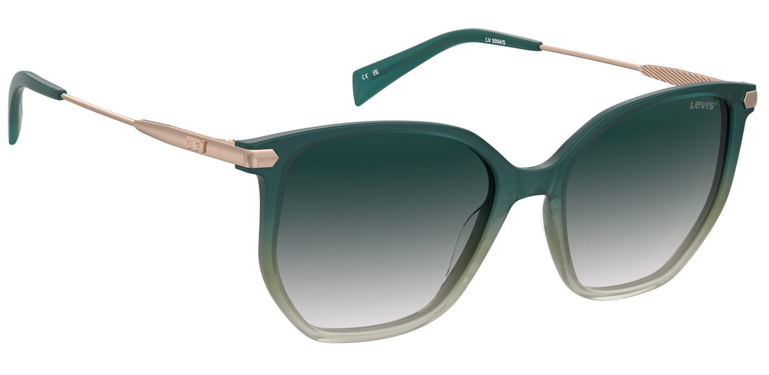 Óculos de sol levis lv 5094/s m5z 08 verde square femenino tamanho 54mm - Vista de detalhe