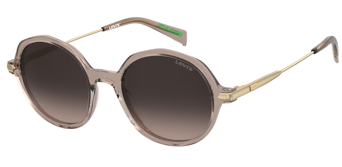 Óculos de sol levis lv 5095/s 10a 70 beige oval femenino tamanho 51mm - Vista principal