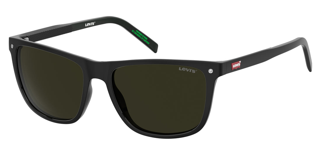 Óculos de sol levis lv 5099/s 807 70 negro rectangular masculino tamanho 57mm - Vista principal