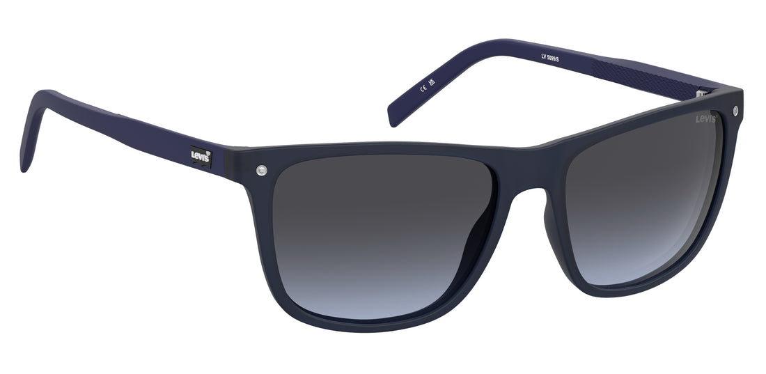 Óculos de sol levis lv 5099/s fll gb azul rectangular masculino tamanho 57mm - Vista de detalhe
