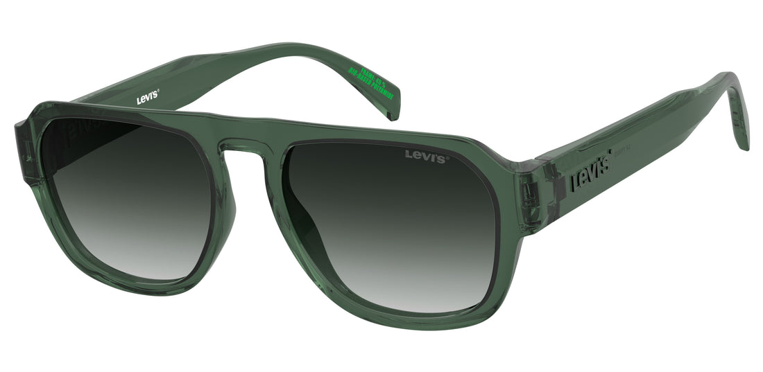 Óculos de sol levis lv 1100/s 1ed 9k verde rectangular unisex tamanho 54mm - Vista principal