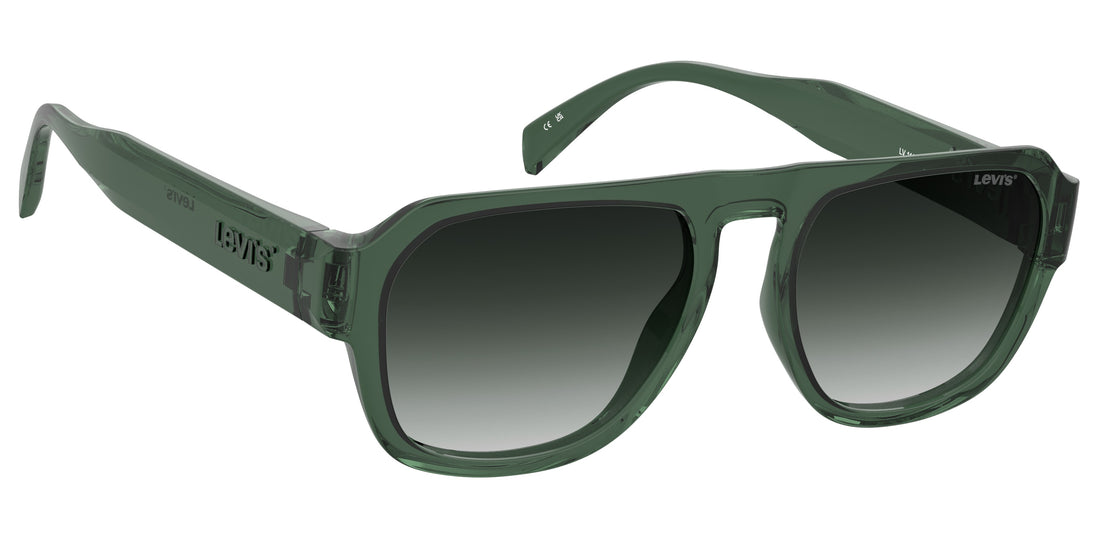 Occhiali da sole levis lv 1100/s 1ed 9k verde rectangular unisex taglia 54mm - Vista dettagliata