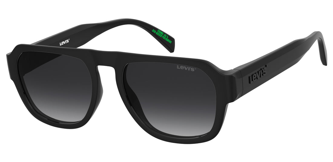 Óculos de sol levis lv 1100/s 807 9o negro rectangular unisex tamanho 54mm - Vista principal