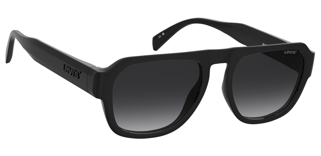 Óculos de sol levis lv 1100/s 807 9o negro rectangular unisex tamanho 54mm - Vista de detalhe